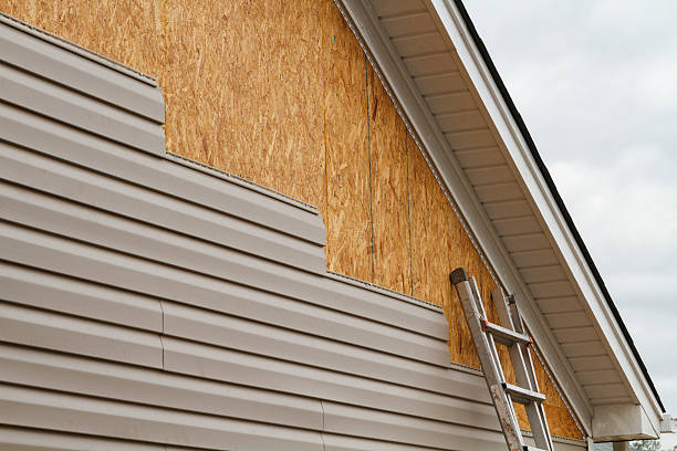Professional Vinyl Siding technician working in Grant, FL